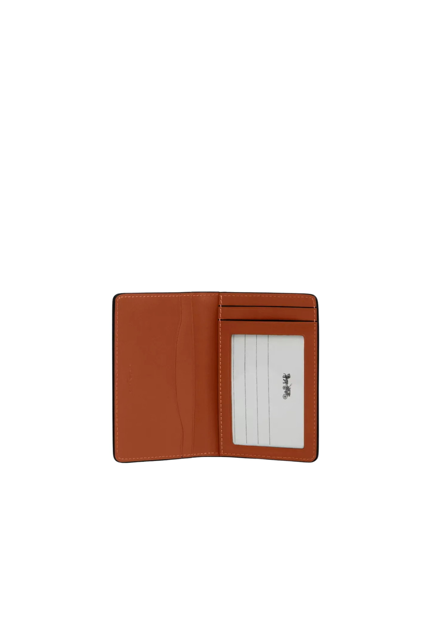 Coach Id Wallet In Amber Brown CJ728