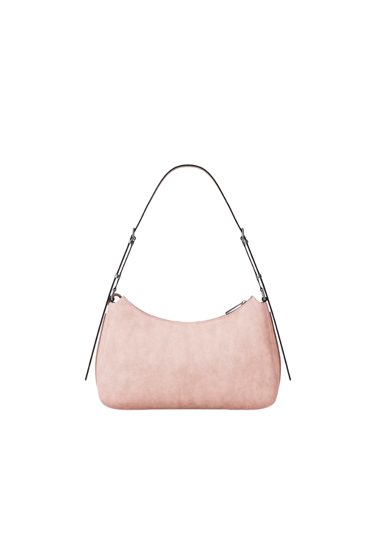 ( PREORDER ) Michael Kors Nolita Medium Nubuck Shoulder Bag In Smokey Rose 30F5SY5M2L