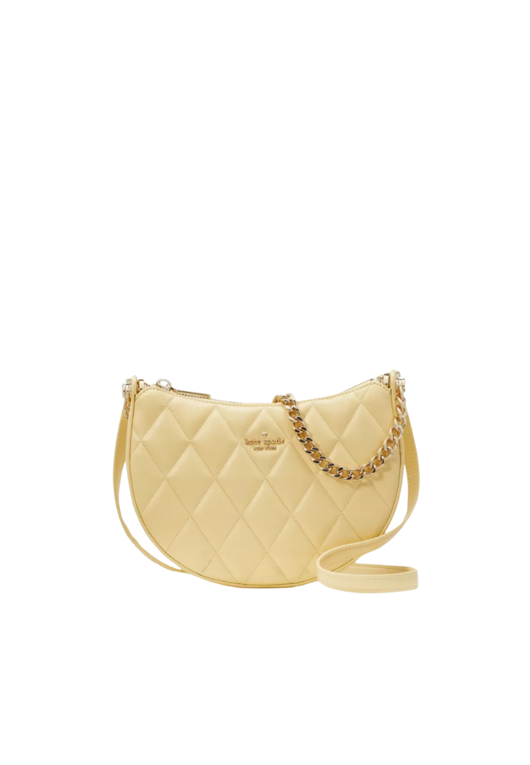 Kate Spade Carey Zip Top Crossbody Bag In Butter KG421