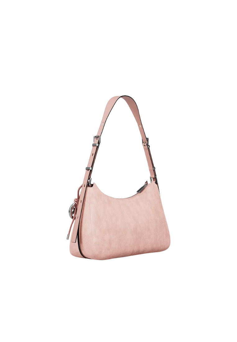 ( PREORDER ) Michael Kors Nolita Medium Nubuck Shoulder Bag In Smokey Rose 30F5SY5M2L