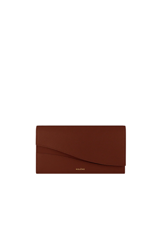 ( PREORDER ) Polene Sierra Wallet In Duo Cognac