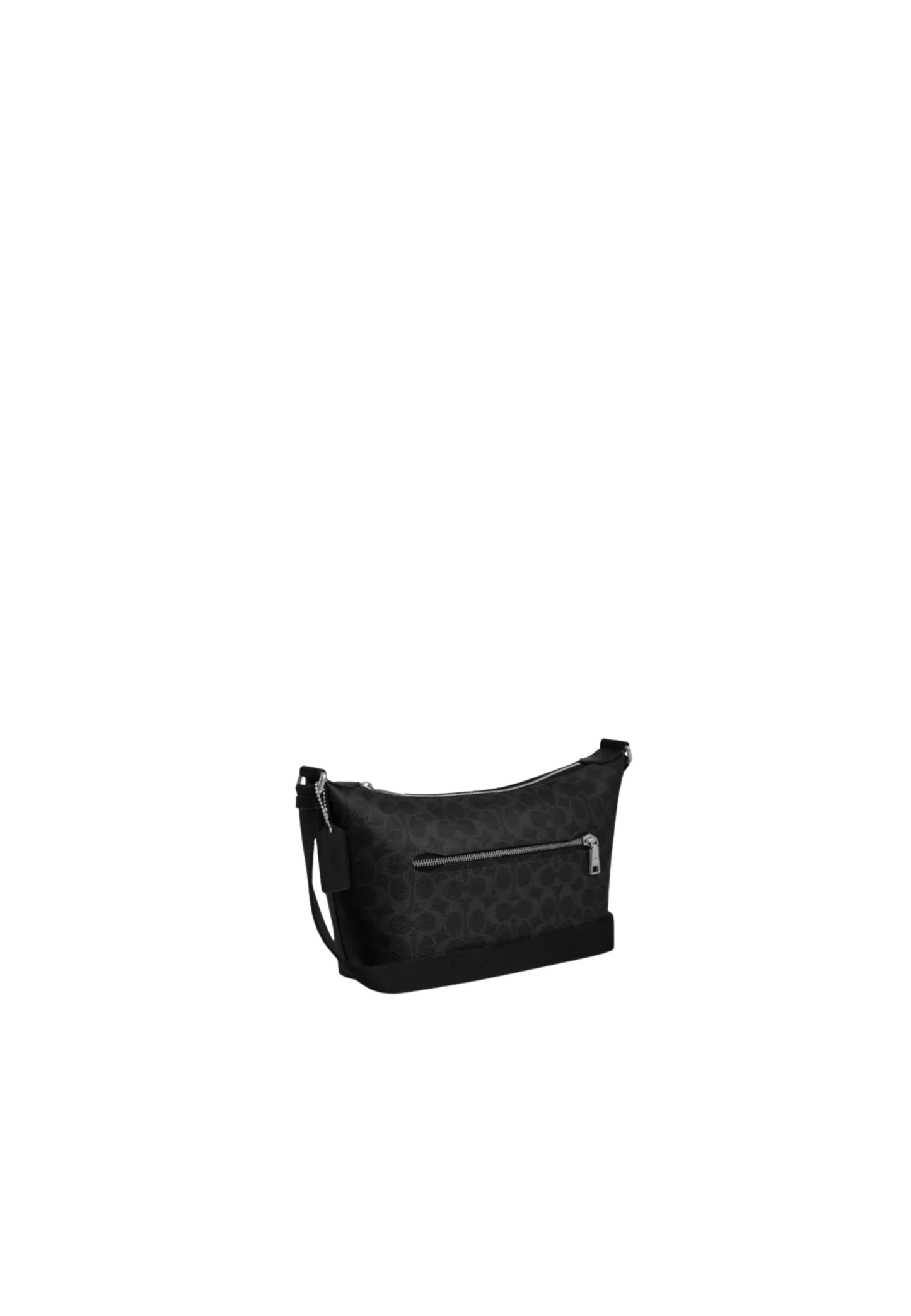 Coach Small Finn Crossbody Bag With Pouch In Signature Canvas In Black Signature CCG21