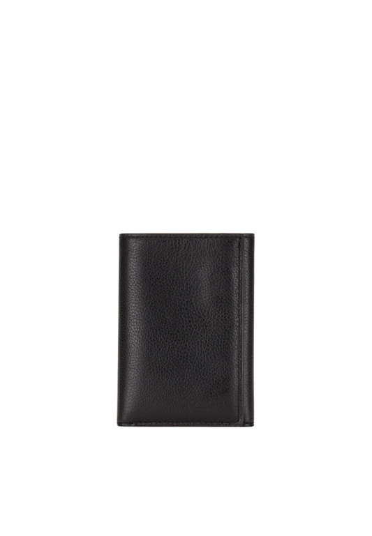 Coach Calf Leather F23845 Trifold Wallet In Black