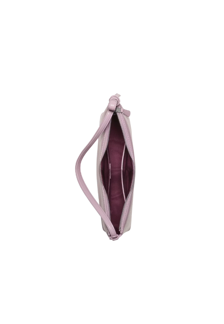 ( PREORDER ) Kate Spade Loop Glazed Leather Shoulder Bag In Market Purple KN293