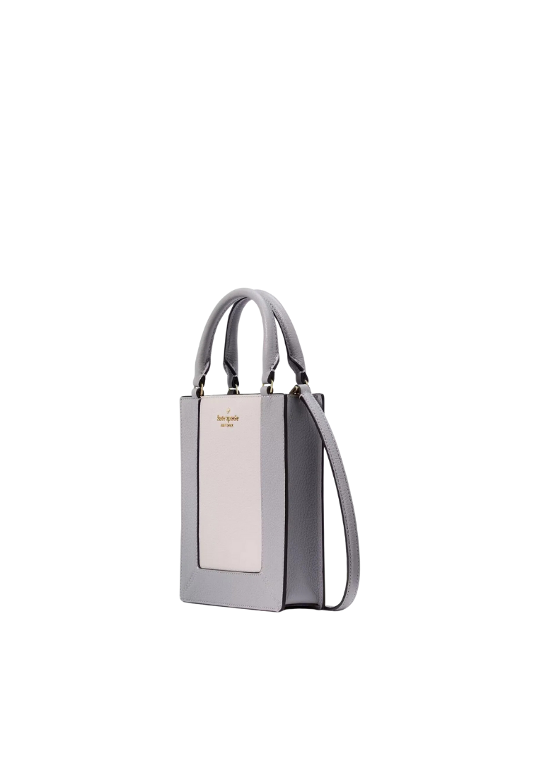 ( PREORDER ) Kate Spade Lena Colorblock Mini Crossbody Bag In Mountain Grey Multi KI885