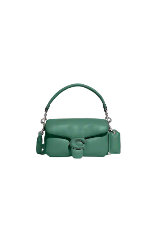 Coach Pillow Tabby Shoulder Bag In Bright Green C3880