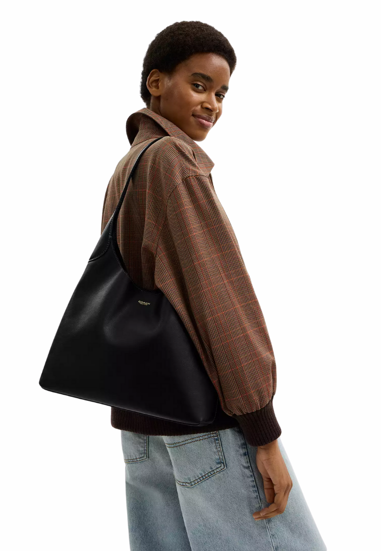 ( PREORDER ) Coach Brooklyn 34 Shoulder Bag In Brass Black CCU00