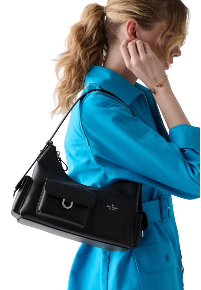 Kate Spade Cargo Shoulder Bag In Black KN665