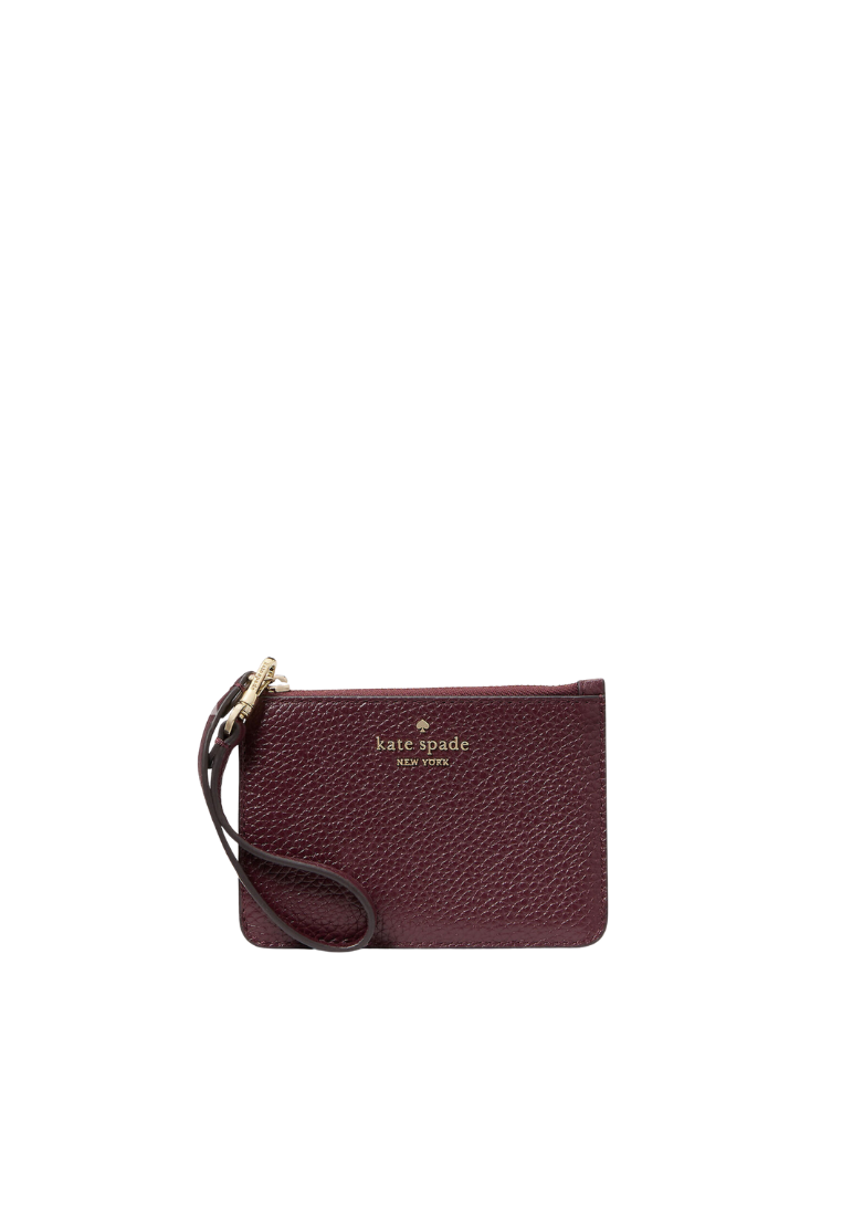 Kate Spade Lena Small Card Holder Wristlet In Cherrywood KH789