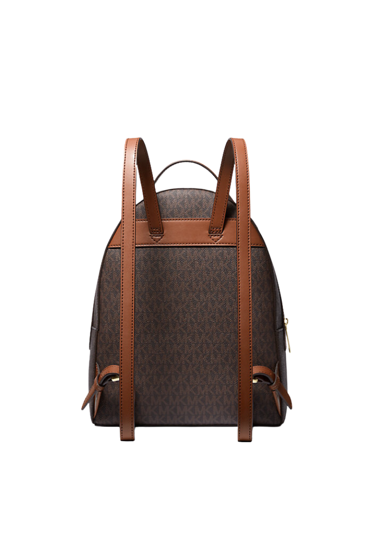 ( PREORDER ) Michael Kors Sheila Medium Logo Backpack In Brown 35F3G6HB6B