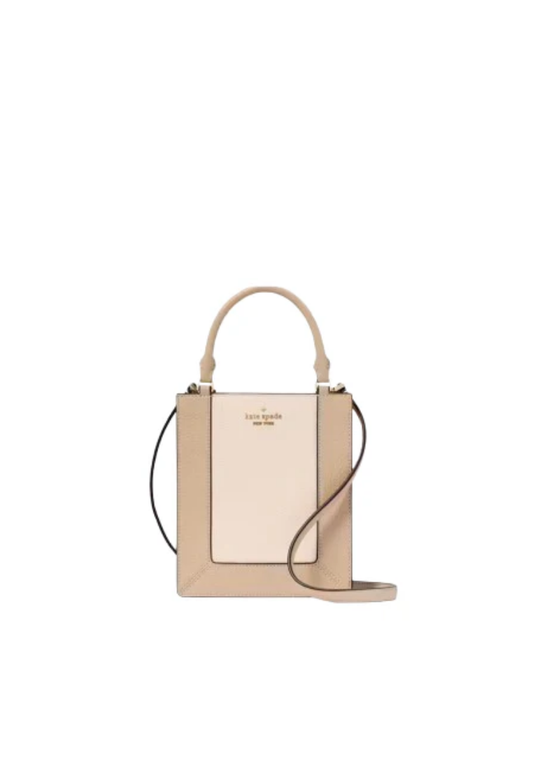 ( PREORDER ) Kate Spade Lena Colorblock Mini Crossbody Bag In Light Sand Multi KI885