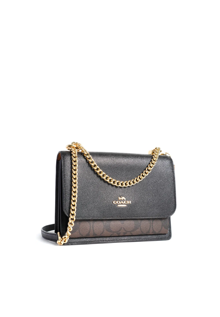 Coach Signature Klare Crossbody 91019 In Brown Black