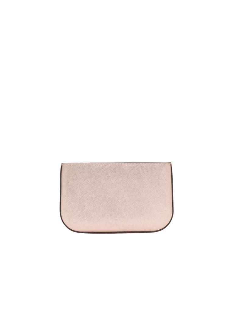 ( PREORDER ) Kate Spade Kenzie Limited Edition Metallic Lilly Pochette Wrislet In Rose Gold K1990