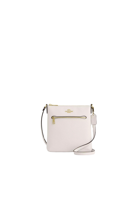 Coach Mini Rowan File Bag In Chalk CV405