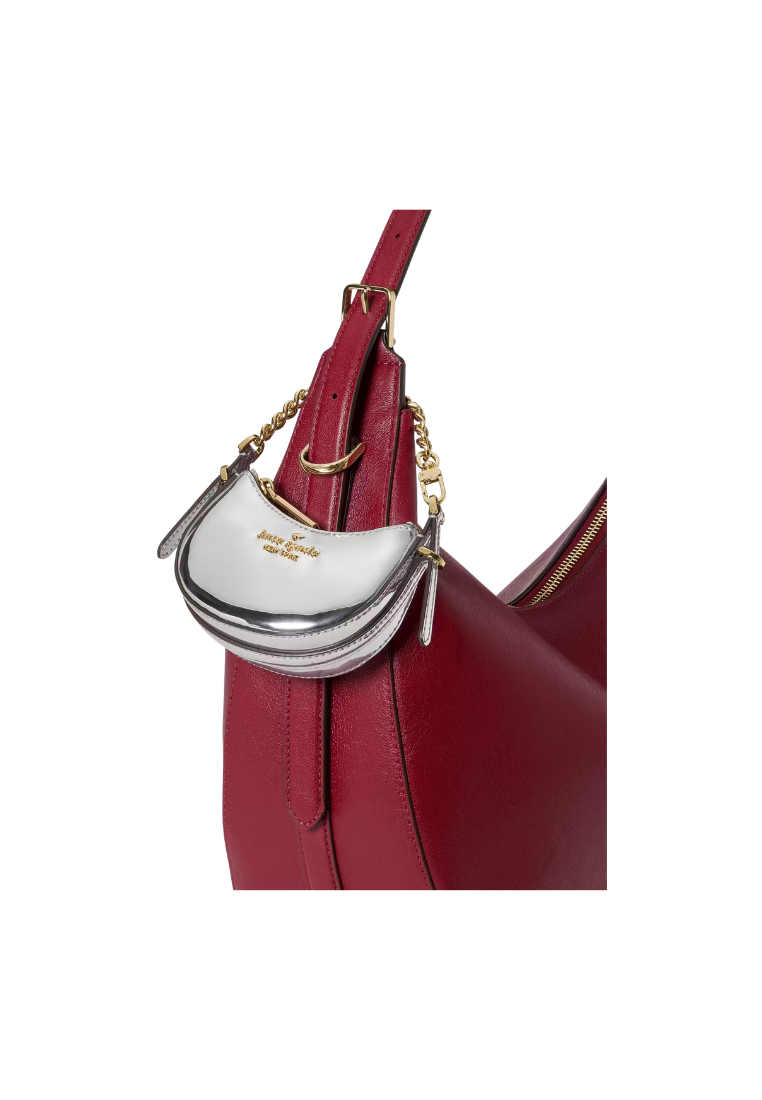 ( PREORDER ) Kate Spade Nova Micro Bag Charm In Silver KM593