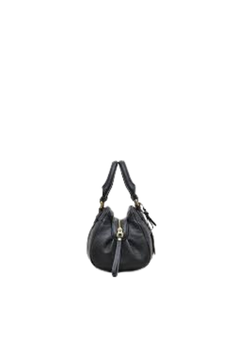 ( PRELOVED ) Marc Jacobs Classic Q Baby Groove Satchel In Black 2F3HSC006H01