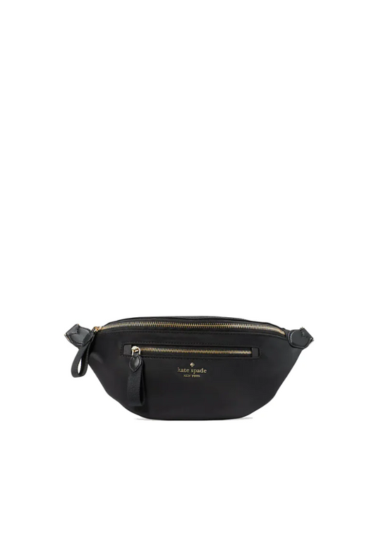 Kate Spade Chelsea Belt Bag Nylon In Black KC504