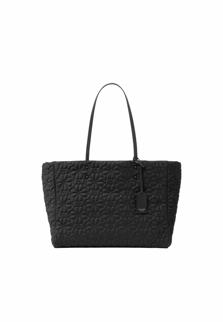 Kate Spade Tilly Tote Bag Quilted Large In Black KK807