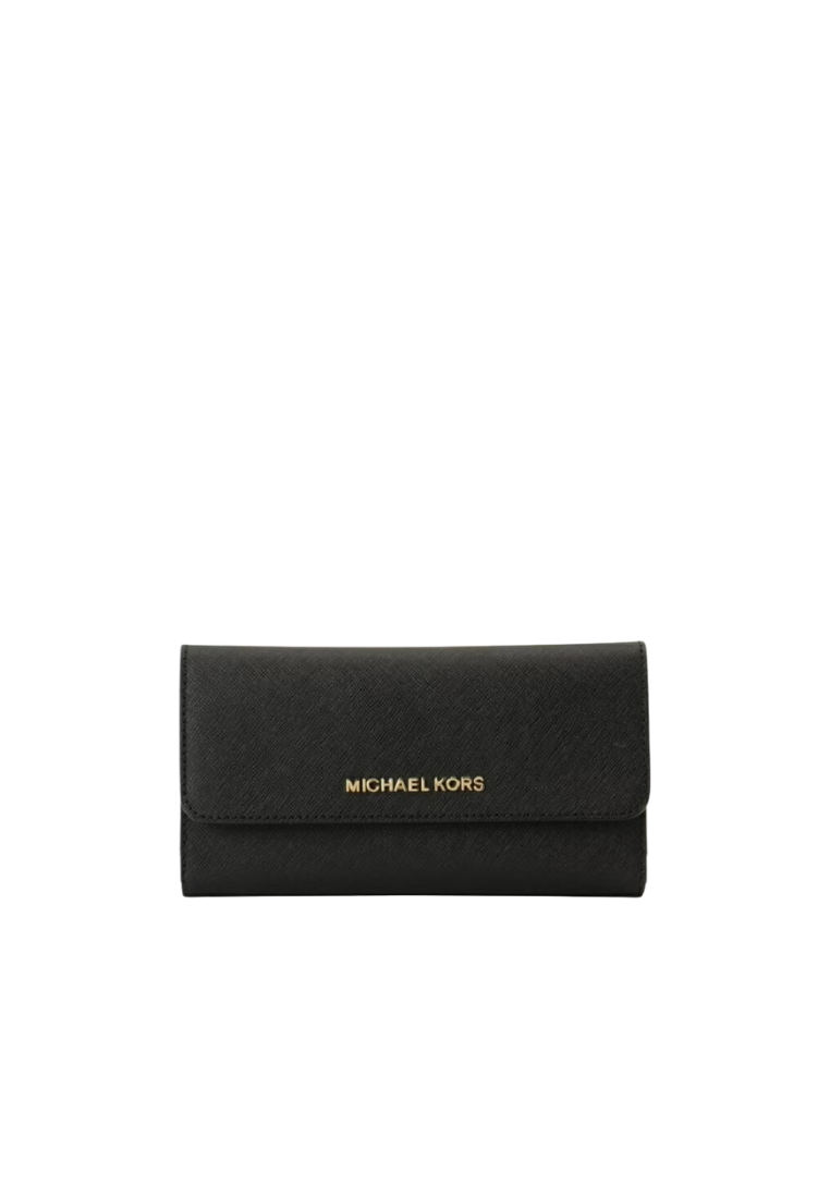 Michael Kors Large Trifold 35S8GTVF7L Jet Set Travel In Black