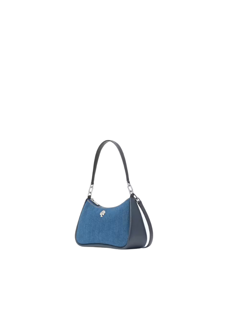 ( PREORDER ) Kate Spade Kayla Denim Shoulder bag In Blue Multicolor KK080