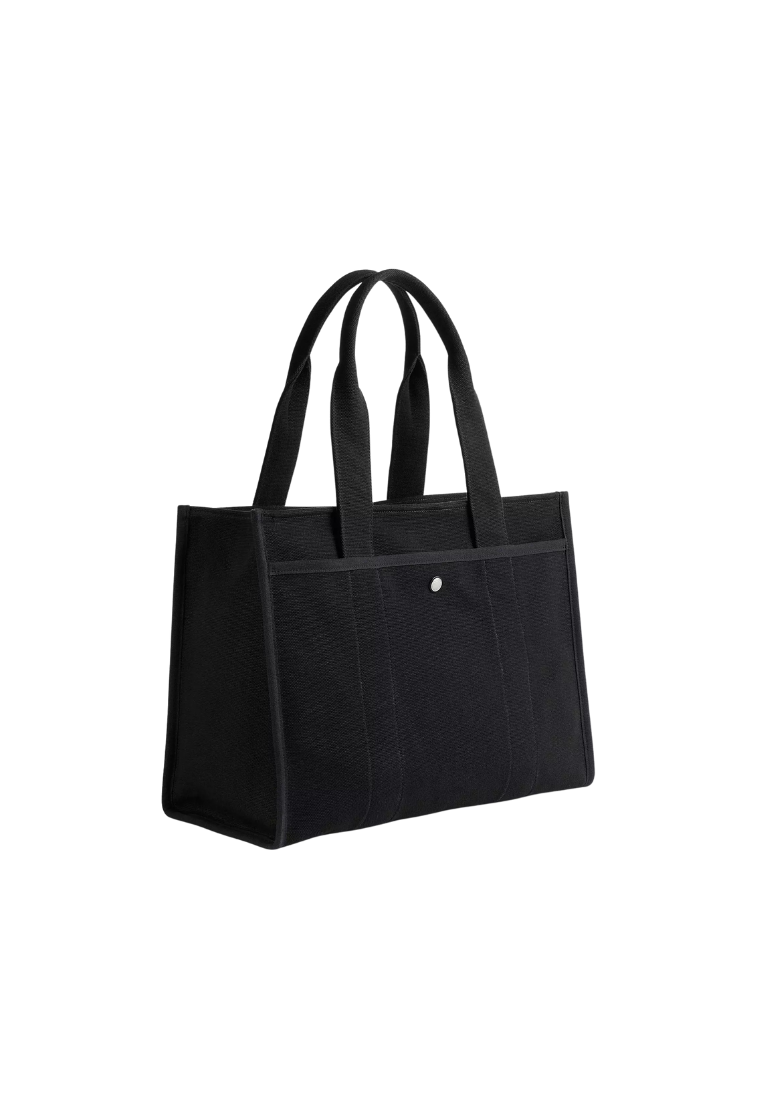 ( PREORDER ) Coach Cargo 42 Tote Bag In Silver Black CP163