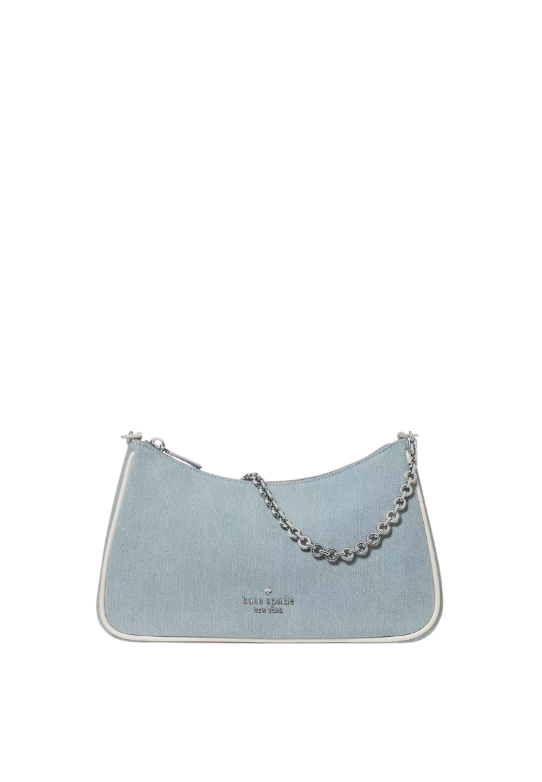 ( PREORDER ) Kate Spade Margot Denim Crossbody Bag In Blue Multicolor KO139