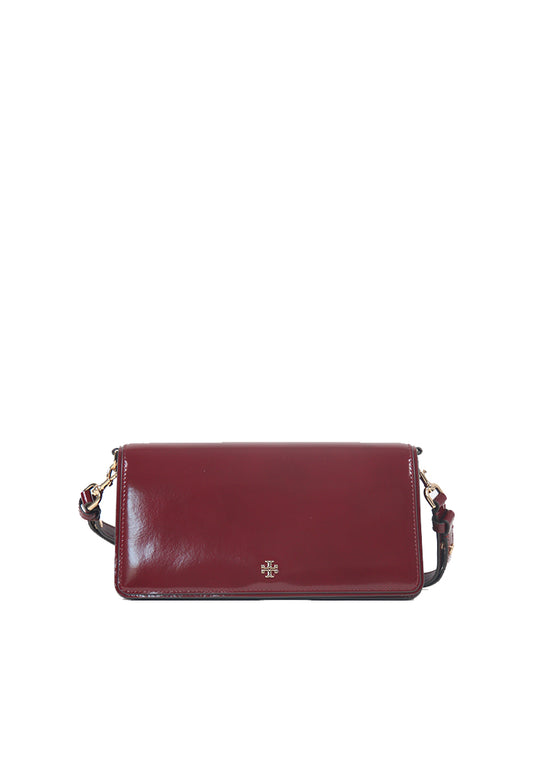 Tory Burch Emerson Convertible Crossbody Bag In Royal Burgundy 157620