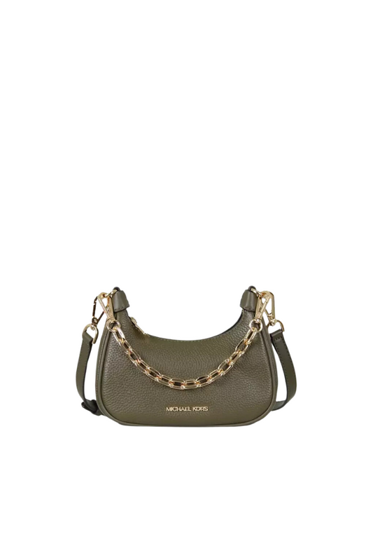 Michael Kors Cora Mini Crossbody Bag Zip Pouchette In Olive 35R3G4CC5L