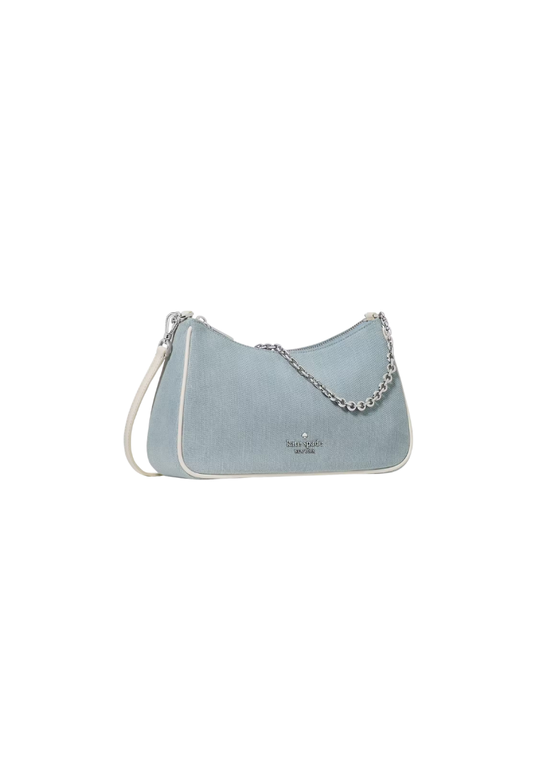 ( PREORDER ) Kate Spade Margot Denim Crossbody Bag In Blue Multicolor KO139
