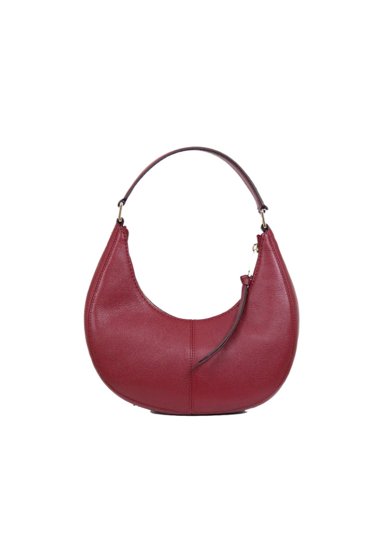 Marc Jacobs Medium Leather Crescent Shoulder Bag In Pomegranate H920L03FA22