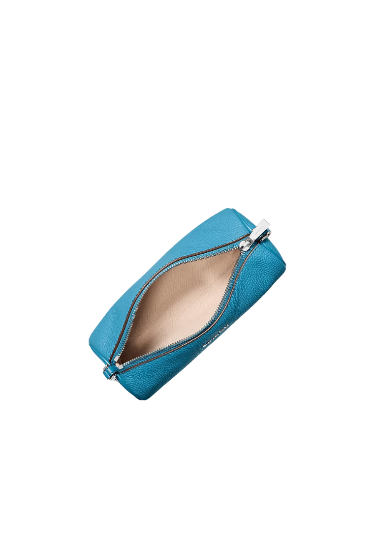 ( PREORDER ) Michael Kors Izzy Small Pebbled Leather Barrel Pochette In Milos Blue 32S6SZYC1L