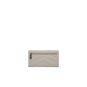 Michael Kors Jet Set Travel Soft Quilted Leather Large Trifold Wallet In Light Cream 35R4GTVF9V