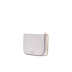 Kate Spade Madison Studded Pearls Pochette Shoulder Bag In Lilac Moon KF399