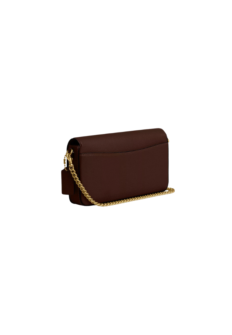 ( PREORDER ) Coach Mila With Signature Canvas Crossbody Bag In Brass Maple CAO01