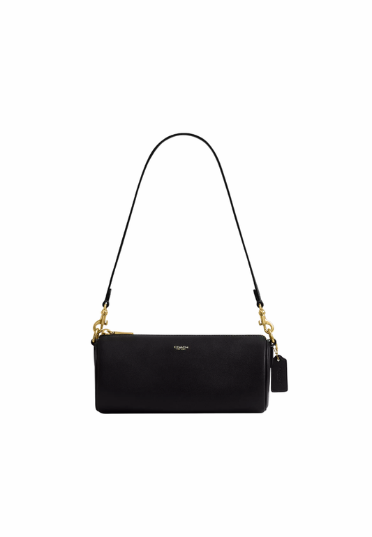 ( PREORDER ) Coach Barrel Bag Shoulder Bag In Brass Black CDY80