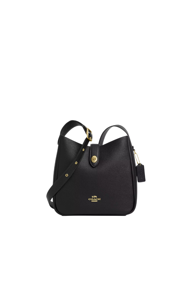 ( PREORDER ) Coach Hadley Convertible Crossbody Bag In Gold Black CW002