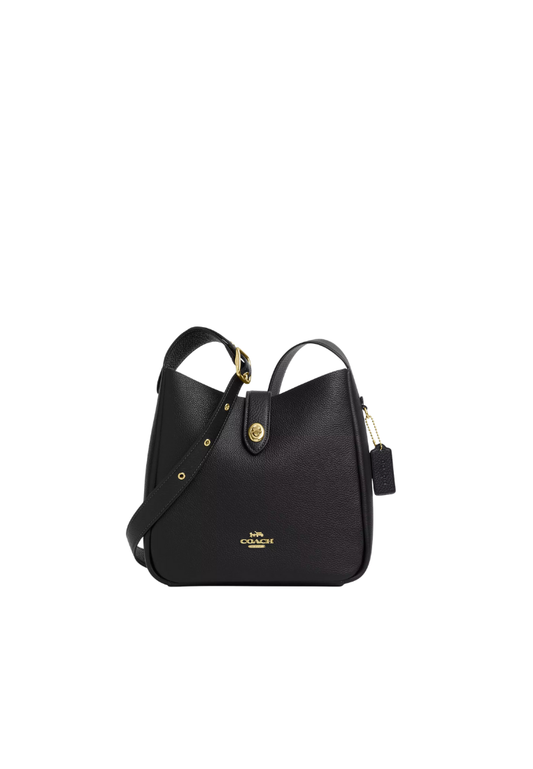 ( PREORDER ) Coach Hadley Convertible Crossbody Bag In Gold Black CW002