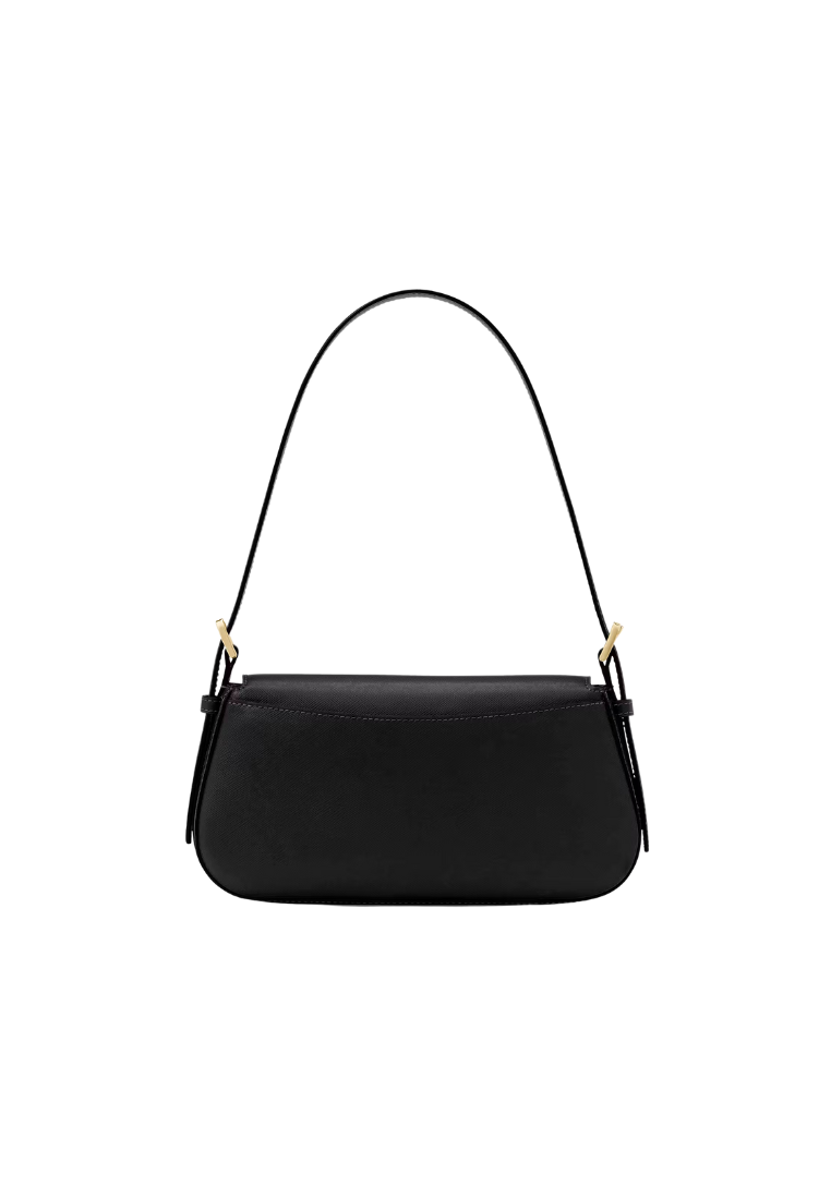 Kate Spade Madison Small Flap Shoulder Bag In Black KK952