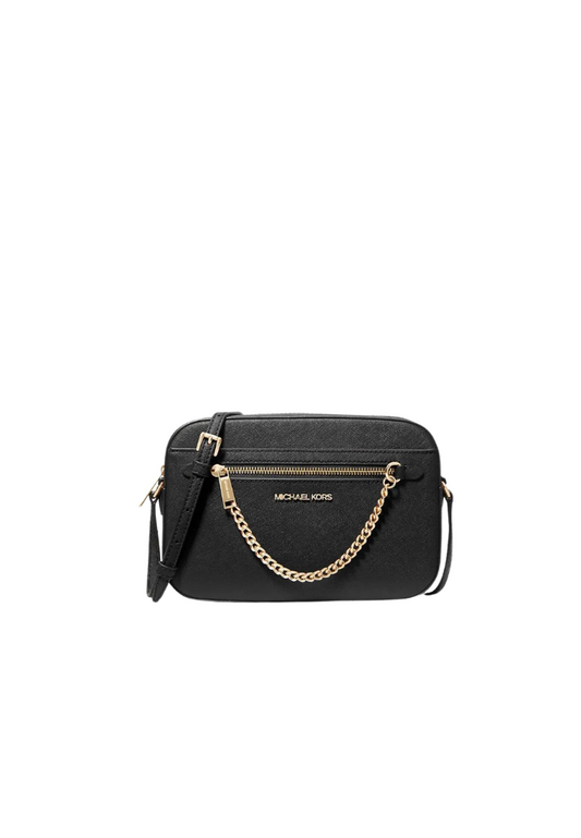 Michael Kors Large Jet Set EW Chain 35S1GTTC7L Crossbody Bag In Black