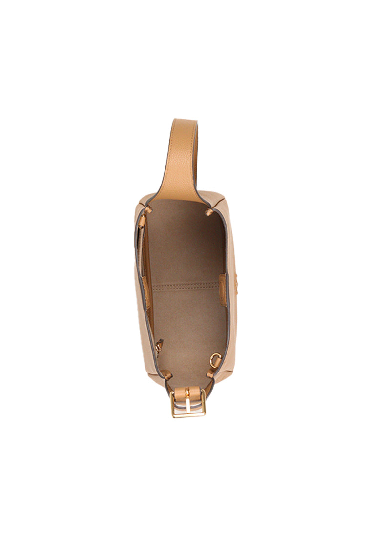 Tory Burch Thea Small Slouchy Shoulder Bag In Tiramisu 170244