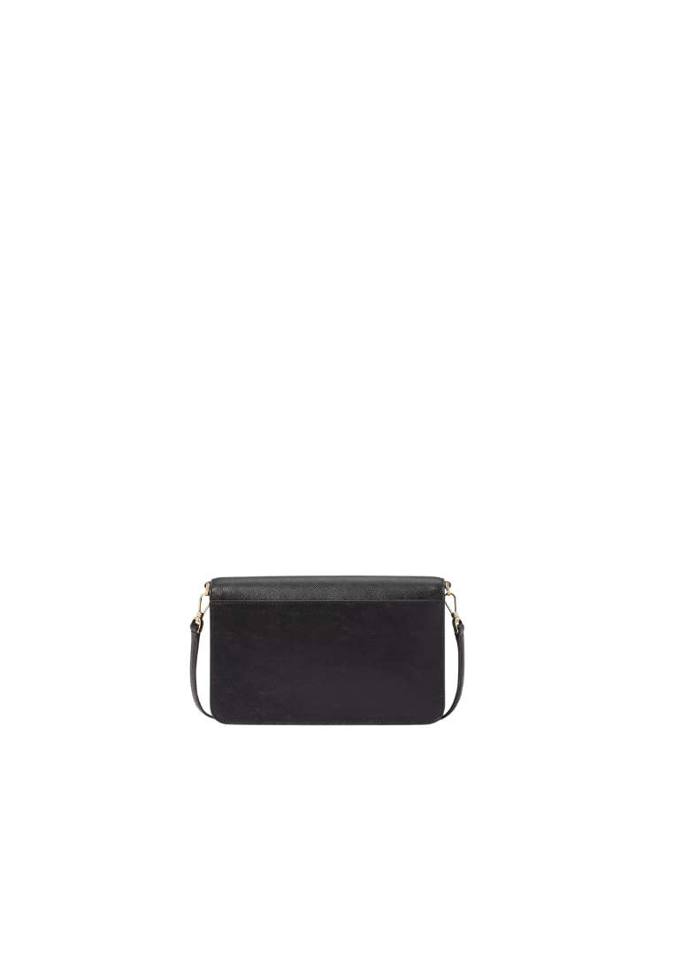 Kate Spade Madison Flap Convertible Crossbody Bag In Black KC430