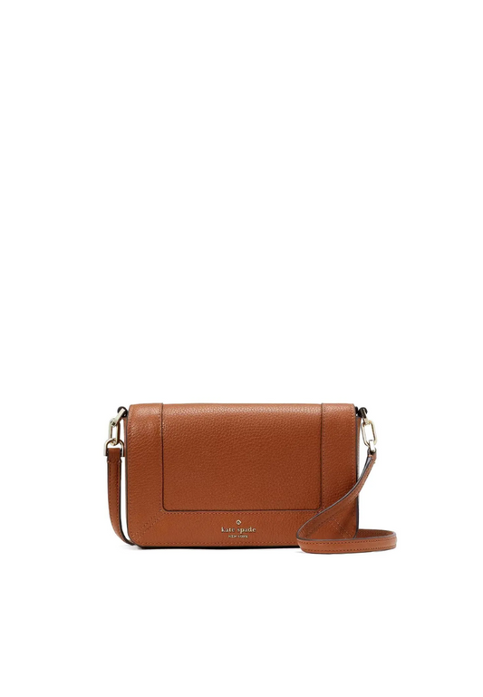 Kate Spade Lena Crossbody Bag Flap Mini In Warm Ginger KH784