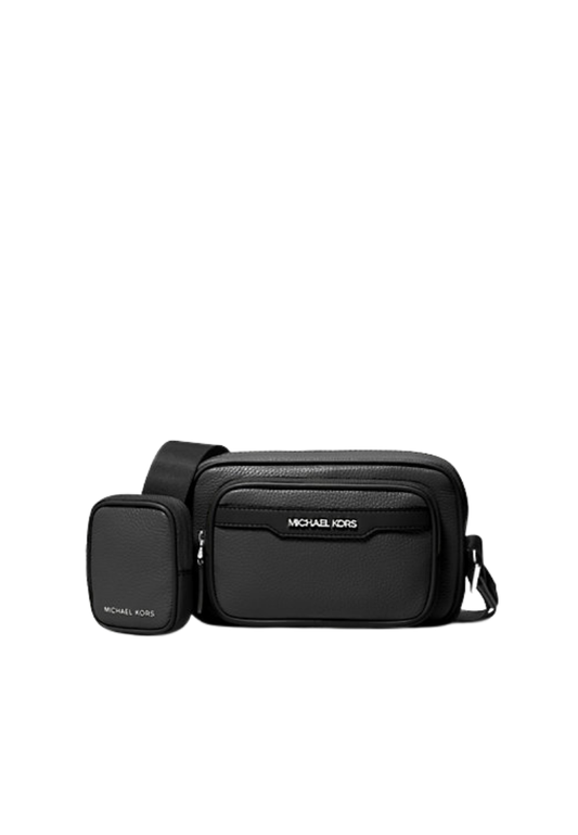 ( PREORDER ) Michael Kors Cooper Pebbled Leather Camera bag In Black 37T4LCOM1L