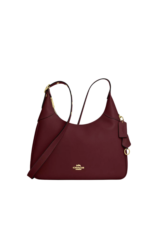 ( PREORDER ) Coach Ella Shoulder Bag In Maroon CCE48