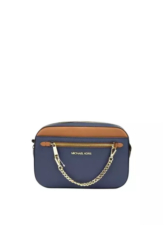 Michael Kors Jet Set EW Crossbody Bag Chain In Navy 35F3GTTC9L