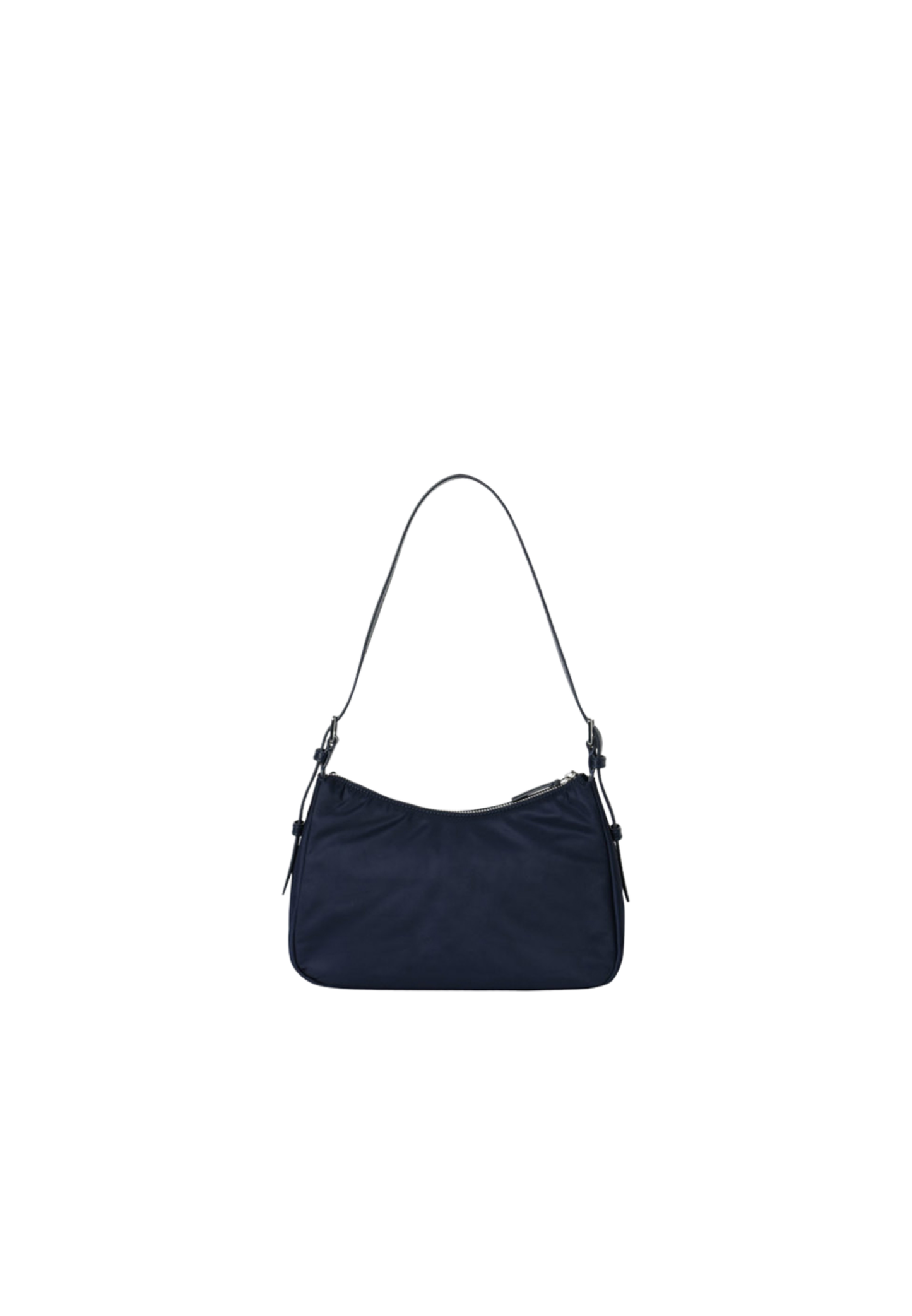 Tory Burch Nylon Small Zip Top Shoulder Bag In Tory Navy 177335