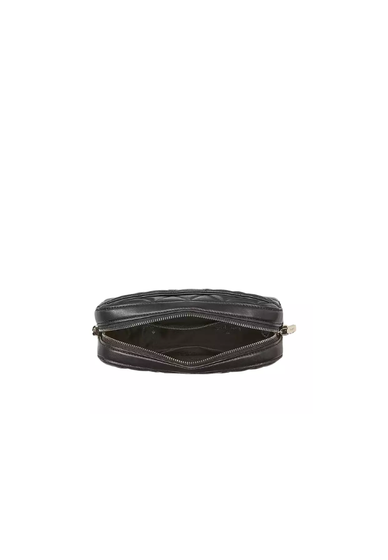 ( AS IS ) Kate Spade Carey Mini Camera Bag In Black KG425