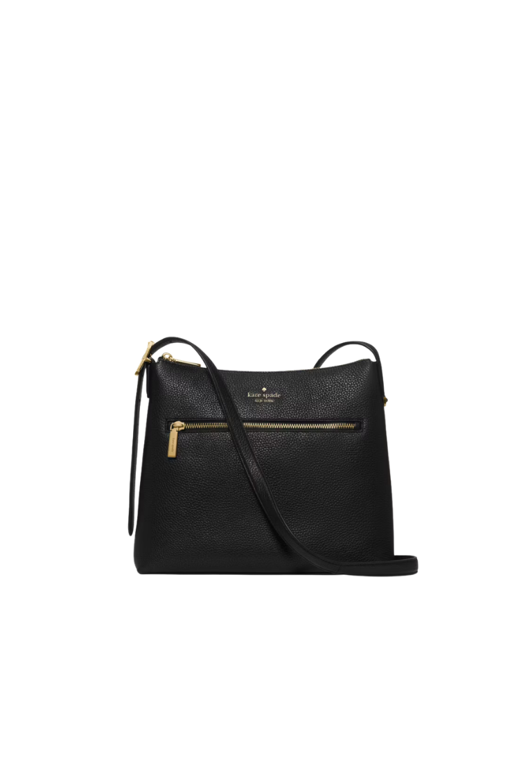 Kate Spade 454 Large Swingpack Buckle Crossbody Bag In Black KM715