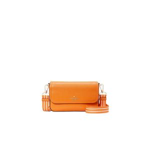 Kate Spade Rosie Flap Crossbody Bag In Carrot KA646