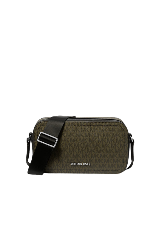 ( PREORDER ) Michael Kors Hudson Signature Logo Crossbody bag In Olive 33S5LHDM5B